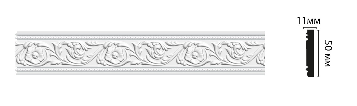 Молдинг c рисунком DECOMASTER D156AДМ (50*11*2000мм)